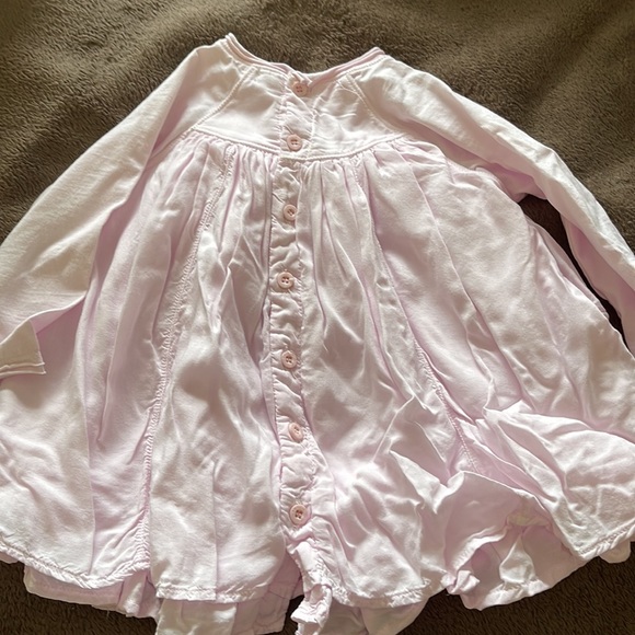 Taille O baby ruffle dress in very light pink size 3M - Picture 6 of 7